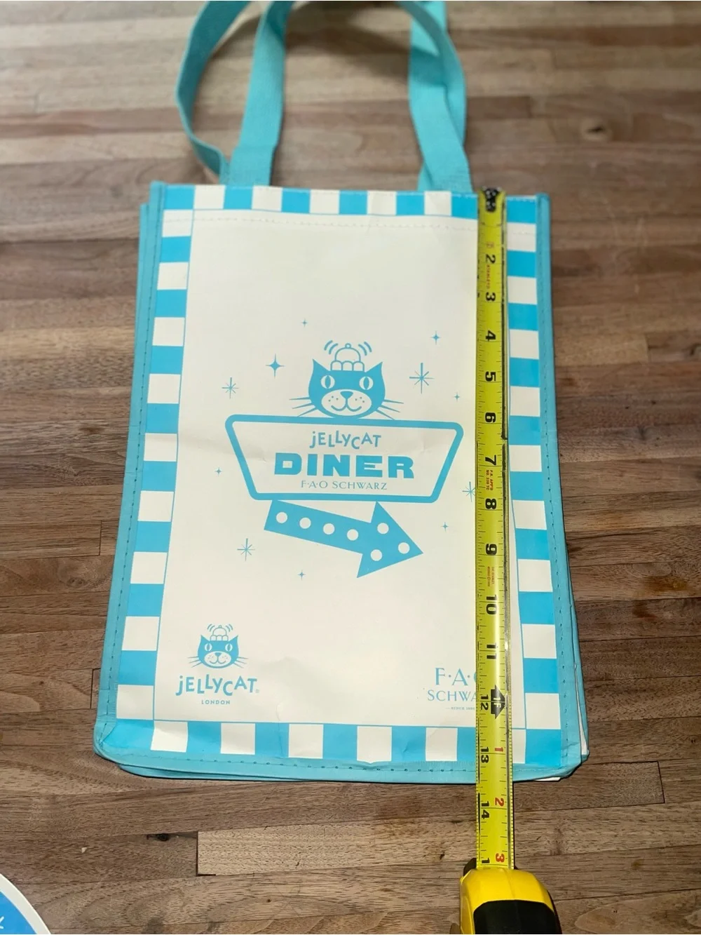Jellycat Aqua and Cream Diner Tote